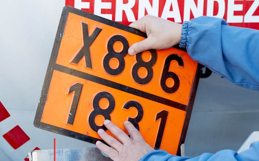 Understanding the numbering of orange panels in ADR transport